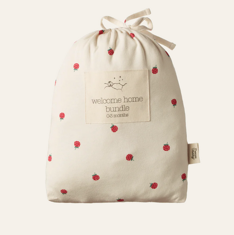 Nature Baby Welcome Home Bundle Raspberry Print