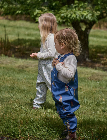 Nature Baby - Best Friend Indigo Splash Overalls