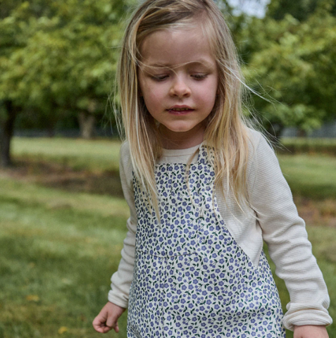 Nature Baby - Briarwood Heron Splash Overalls