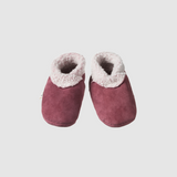 Nature Baby Lambskin Booties Rhubarb