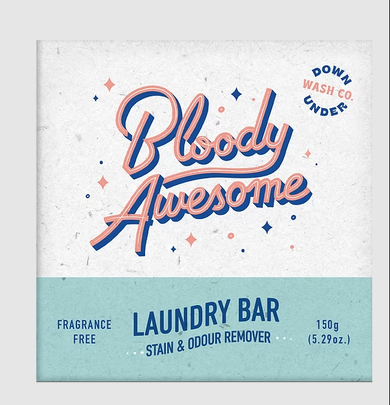 Down Under Wash Co. Laundry Stain & Odour Remover Bar 150G