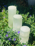 Crystal Universe Selenite Column Lamp Large