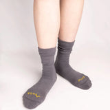 Paire Loose Top Calf Socks- Shadow