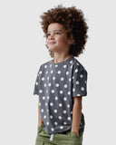 Sherif Spotted Dot Tee Charcoal