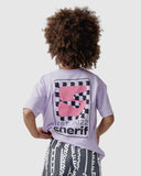 Sherif Check It Tee Lilac