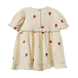 Nature Baby - Valentina Dress - Red Flora
