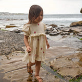 Nature Baby - Valentina Dress - Red Flora