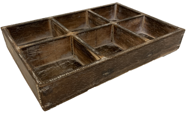 Papoose Wooden Six Hole Storage Tray