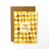 Florence Fry Happy Birthday Diamonds Card