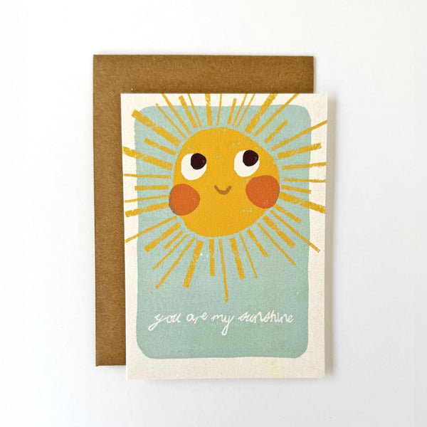 Florence Fry You Are My Sunshine Card