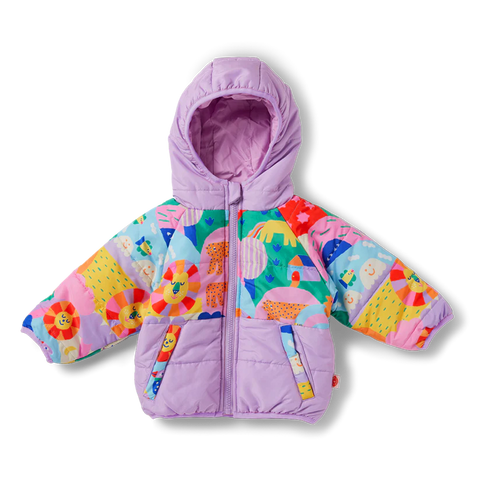 Halcyon Nights Rainbow Valley Puffer Jacket