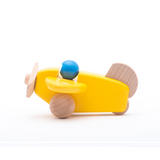 Bajo Plane with Pilot - Yellow