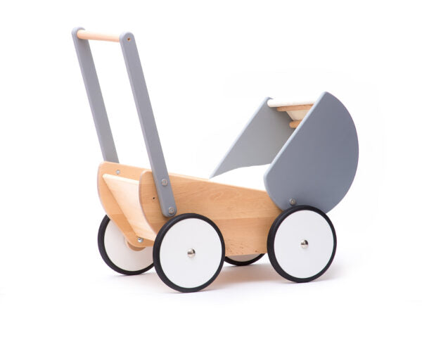 Bajo Doll's Pram Grey