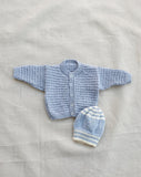 Knitted by Nana Cardigan Blue