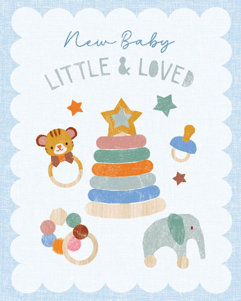 Aero Baby Boy Little & Loved Card