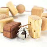 Drei Blatter Natural Wood Pram String