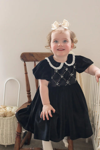 Ellie Ellie - Black Velvet Dress