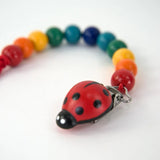 GluckSkafer Dummy Clip Ladybird Rainbow