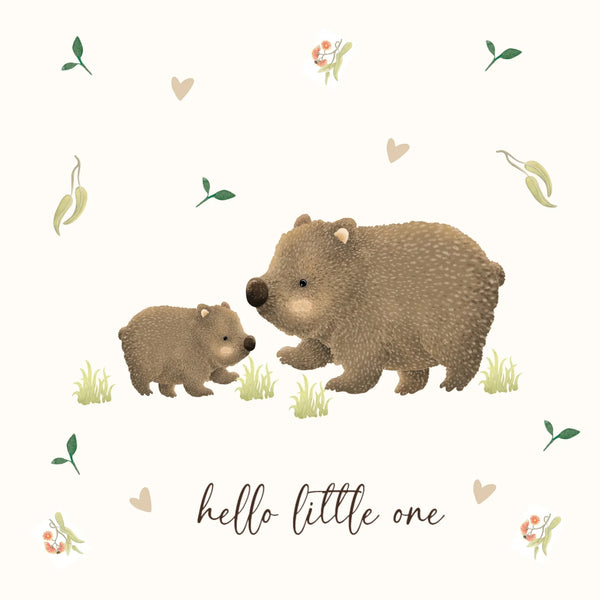 Petite Vous Hello Little One Wombat