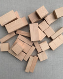 Papoose Mixed Wood Blocks Set of 30