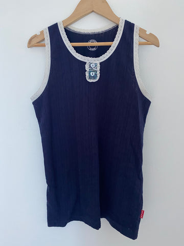 Pre Loved Claesens Singlet Navy