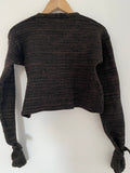 Pre Loved Italian V Neck Cropped Jumper