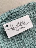 Knitted by Nana Cardigan Mint