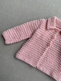 Knitted by Nana Cardigan Pale Pink