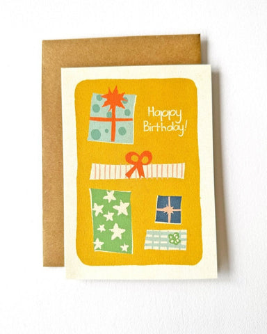 Florence Fry Happy Birthday Presents Card