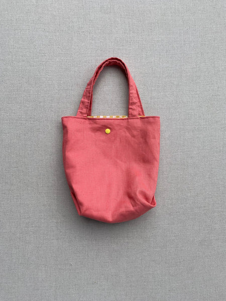 Pretty Wild Kids Tote Coral Linen Medium