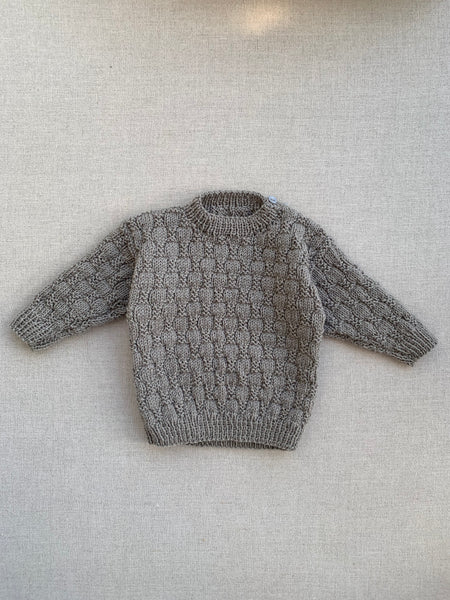 Knitted by Nana Honeycomb Knit jumper Koala 3-6M