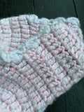 Pre Loved Knitted by Nana Booties Pink/Grey