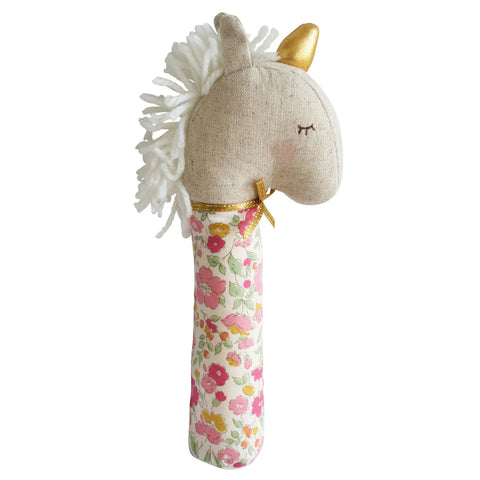 Alimrose Yvette Unicorn Squeaker Rose Garden