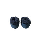 Nature Baby Lambskin Booties Navy