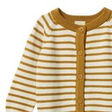 Nature Baby Piper Cardigan Palm Sailor Stripe