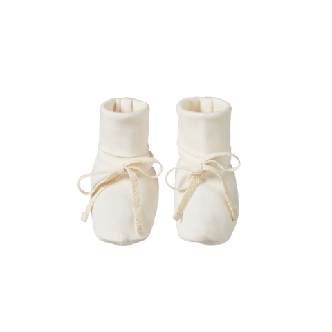 Nature Baby Cotton Booties Natual