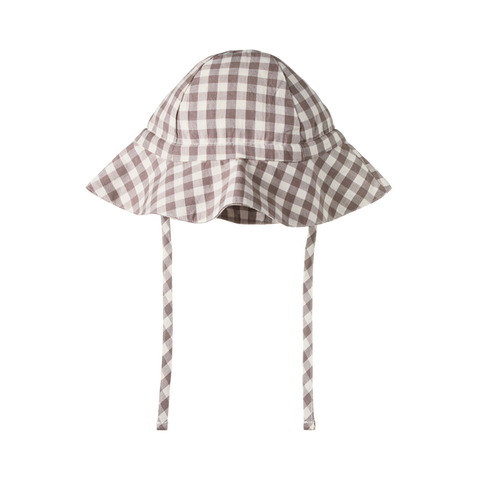 Nature Baby Gingham Sun Hat Cub Check