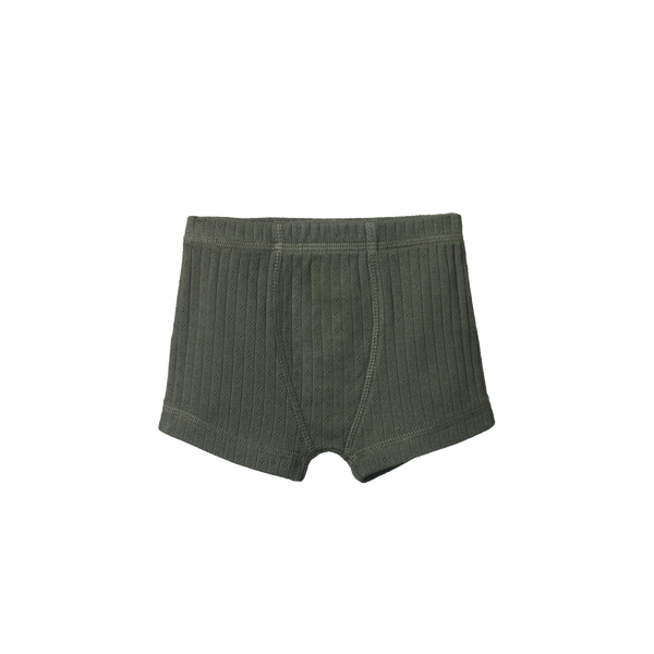 Nature Baby Pointelle Boxer Short Thyme