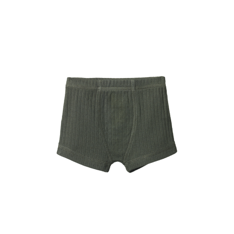 Nature Baby Pointelle Boxer Short Thyme