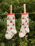 Nature Baby Organic Cotton Socks Raspberries