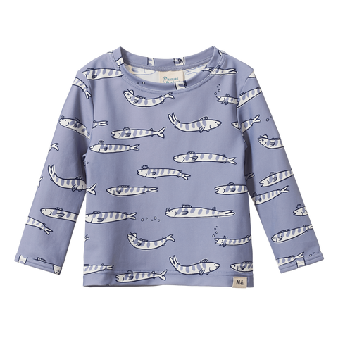 Nature Baby Splash Top South Seas Blue Print