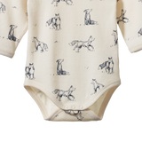 Nature Baby L/S Cotton Bodysuit Foxy Print