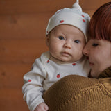 Nature Baby L/S Cotton Bodysuit Raspberry Print