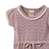 Nature Baby Lottie Suit Lilac Pointelle