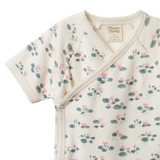 Nature Baby S/S Kimono Suit Waterlillies Print