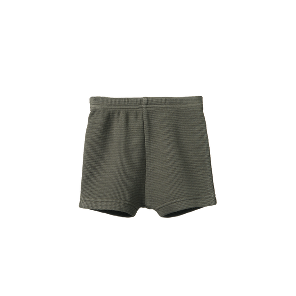 Nature Baby Selby Waffle Shorts - Thyme