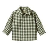 Nature Baby Ira Button Up Thyme Check