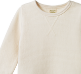 Nature Baby Long Sleeve Waffle Tee Natural