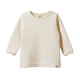Nature Baby Long Sleeve Waffle Tee Natural