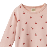 Nature Baby Long Sleeve Cloud Tee Petite Pear Rose Dust